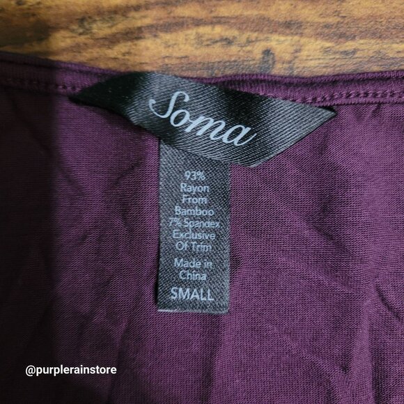 Soma Dress Size S Soft Comfort Stretch Faux Wrap - Picture 4 of 8